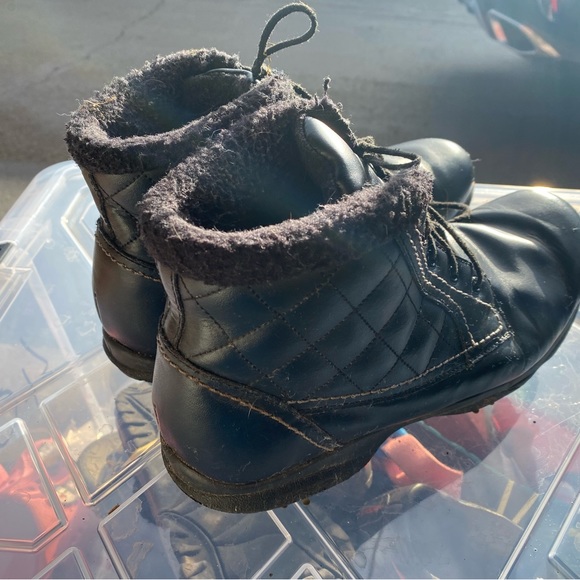 FootJoy 86110 Womens Black Patent Leather Golf Boots Size 8M - Picture 6 of 13